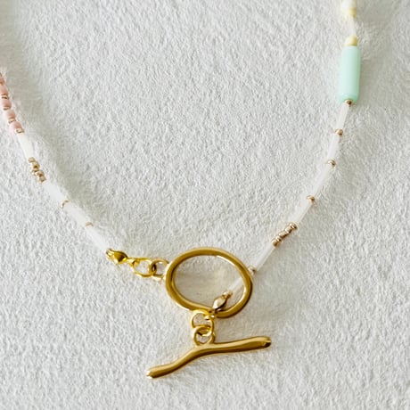 Macaron beads necklace
