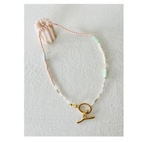 Macaron beads necklace