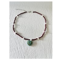 Blown beads necklace