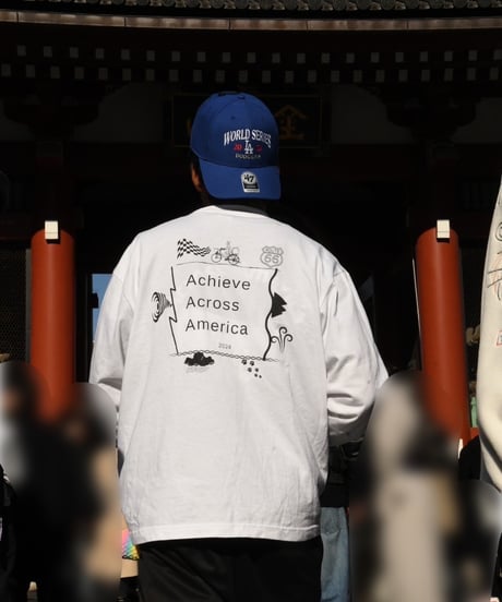 アメリカ横断ゴール記念ロングTシャツ(長袖)