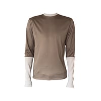 slim fit L/S tee (NVY) | TION