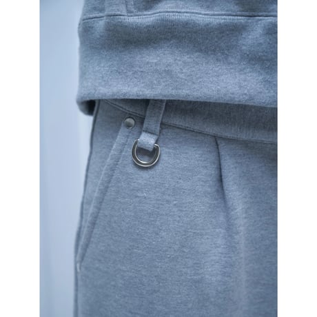 T-POCKET Jersey Flare Pants-White