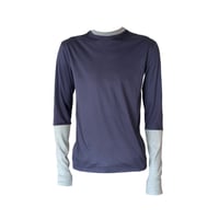 slim fit L/S tee (NVY)