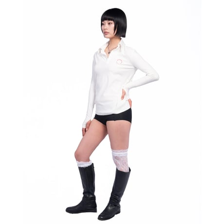 SKIPPER LONG SLEEVE POLO (WHITE)