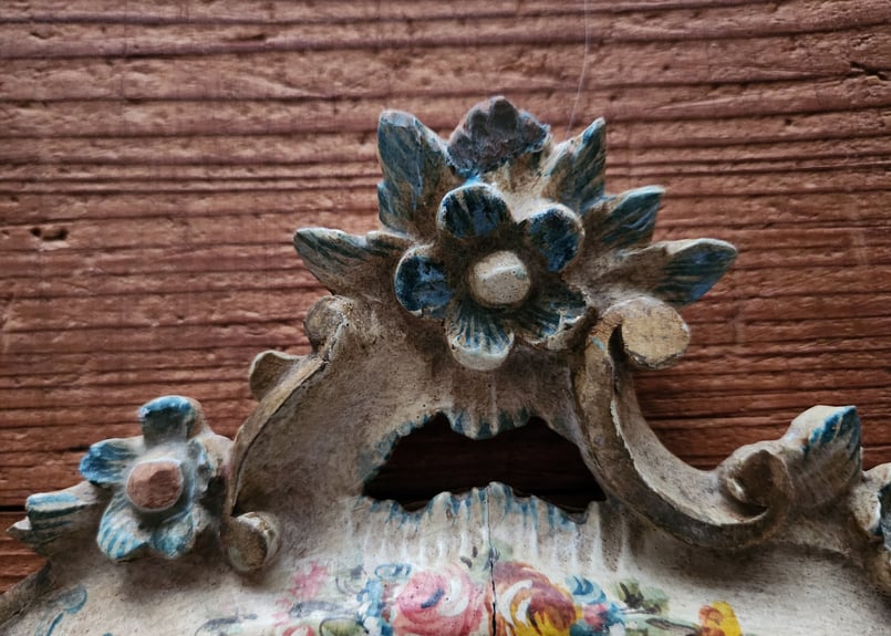 壁掛け鏡 アンティーク鏡 フランスまたはイタリア | gallery 白木蓮