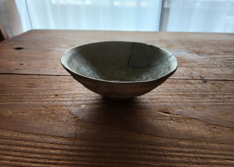 古瀬戸鉢 茶碗 灰釉 漆継 | gallery 白木蓮