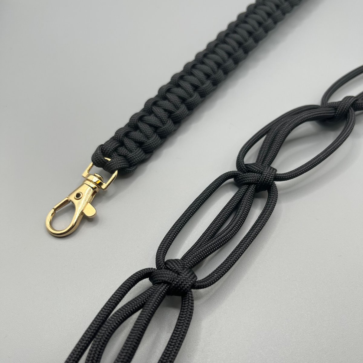 パラコード ショルダーストラップ TYPE2（ブラック） | Paracord