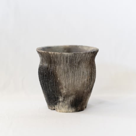 アダチマリ　植木鉢　鉢植　作家鉢　陶器鉢　ART グラキリス　美中古　鉢　作家 アダチマリ 植木鉢 鉢植 作家鉢 陶器鉢 ART グラキリス 美中古