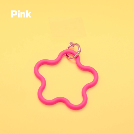 ゆるっとフラワー❁スマホストラップ