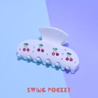 きらめくチェリーの秘密　ヘアクリップ