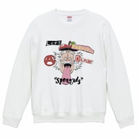 ドクターVEGA初期パンクルーネックスウェット白