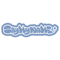SAY MY NAME Hair clip （Blue）