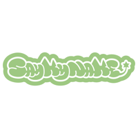 SAY MY NAME Hair clip （Light Green）