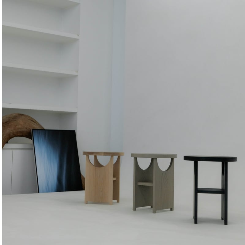 Uku stool / 浮 [Oak] | nagu