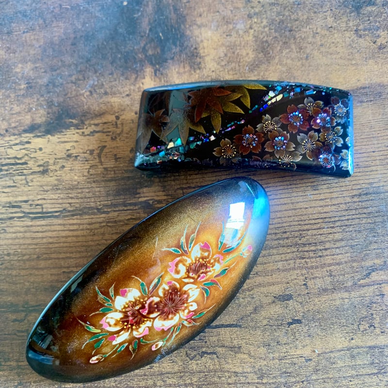 バレッタ 「桜」 | 漆工房 大燈