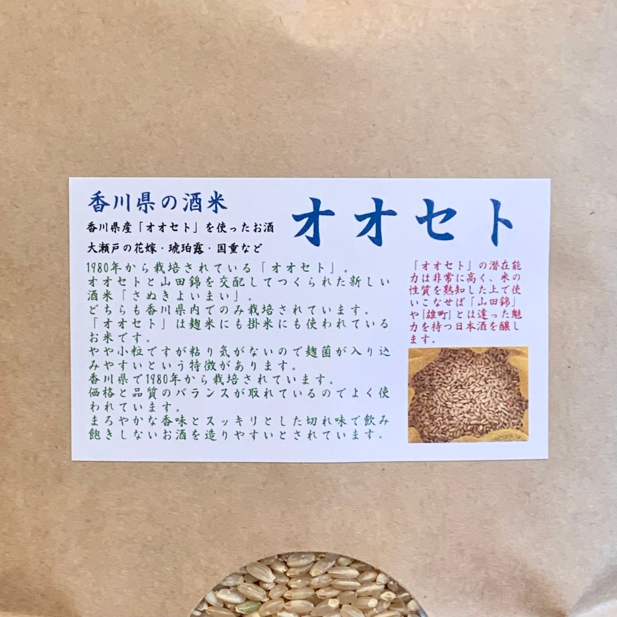 令和7年】オオセト【香川県産/5kg】 | RICE MEISTER SHOP YAMASHITA