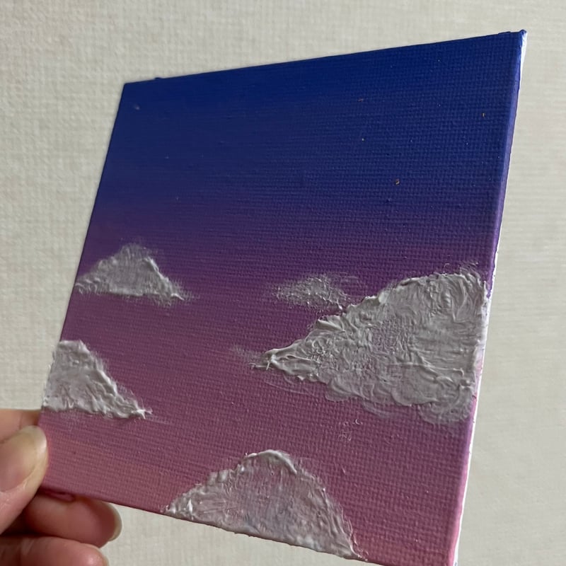 ミニキャンバスアート 夜空 Vo.2 イーゼル付き(ご不要で-100円