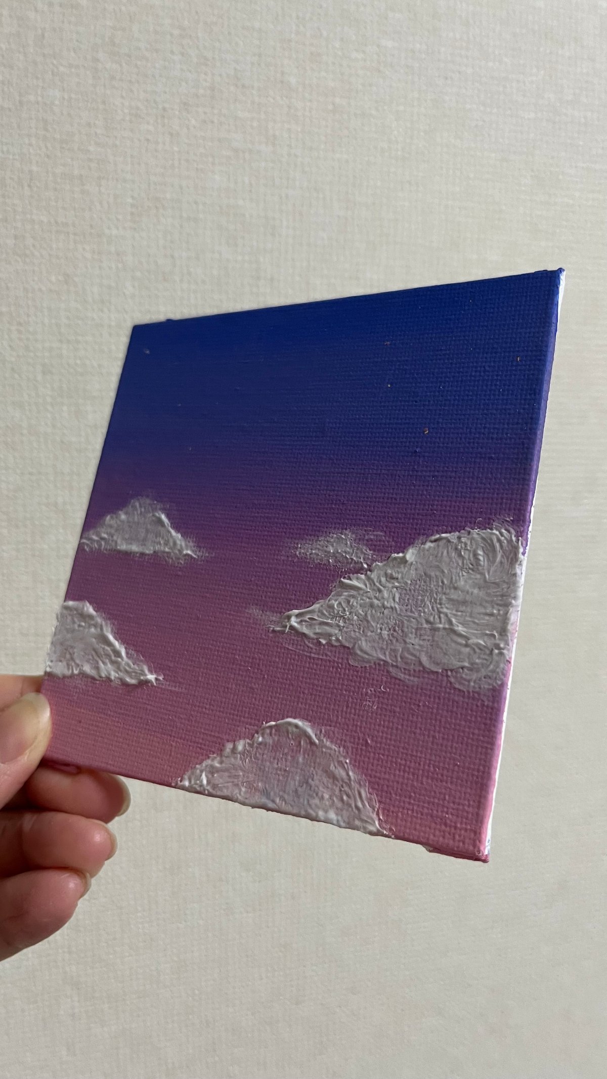 ミニキャンバスアート 夜空 Vo.2 イーゼル付き(ご不要で-100円 | free