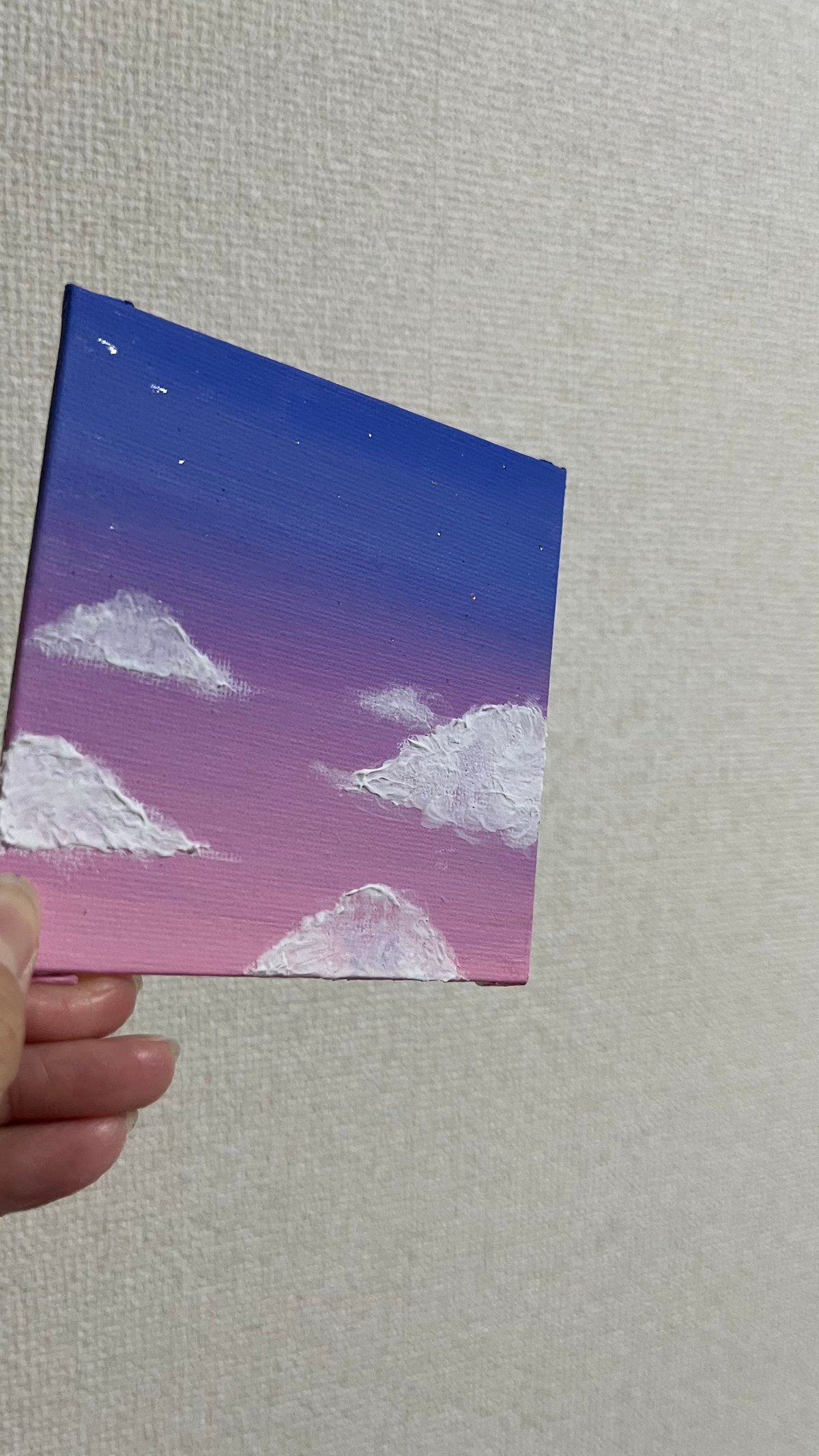 ミニキャンバスアート 夜空 Vo.2 イーゼル付き(ご不要で-100円