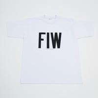 "FIW" -white- T-shirt