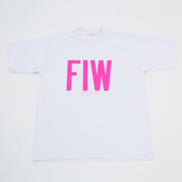 "FIW" -pink- T-shirt