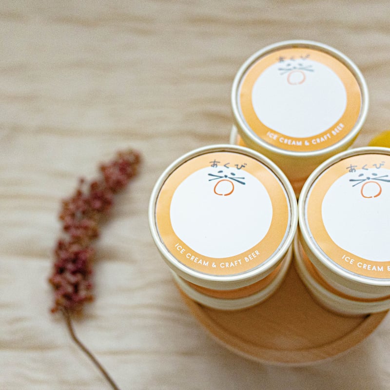 季節のカップアイス6個セット | あくび - ICE CREAM & CRAFT BEER