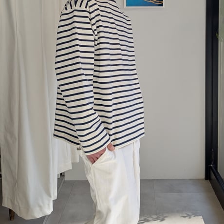 'seven【H/C BASQUE SHIRTS】ホワイトベース