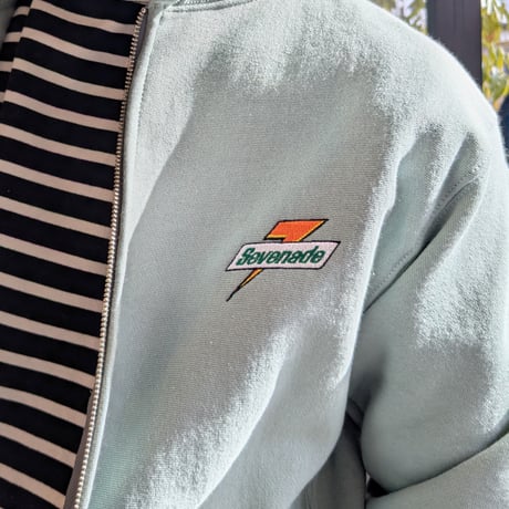 'seven 【CHARGE ZIP HOODY】ライトグリーン