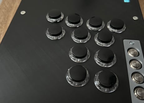【普通のアケコンSE/ジョイスティックレバーモデル】漆黒のブラック🐦‍⬛/OLED搭載