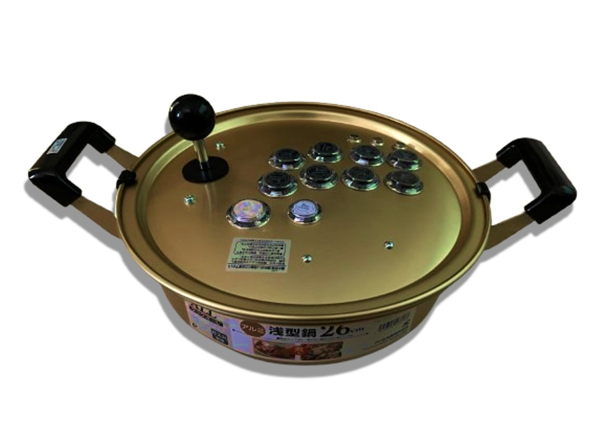 アーケードコントローラー　自作　鍋コン パーティー　人気者　カスタム　増設 アーケードコントローラー 自作 鍋コン パーティー 人気者 カスタム