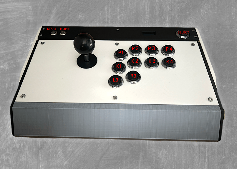 アーケードコントローラー　自作　24mmボタン　掌底ボタン　OLED  PWS アーケードコントローラー 自作 24mmボタン 掌底ボタン OLED PWS