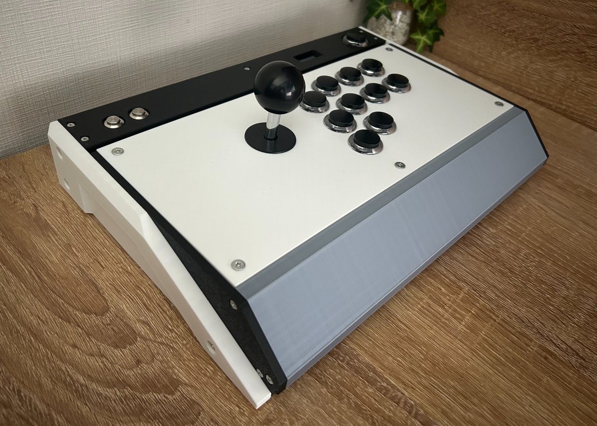 アーケードコントローラー　自作　24mmボタン　掌底ボタン　OLED  PWS アーケードコントローラー 自作 24mmボタン 掌底ボタン OLED PWS