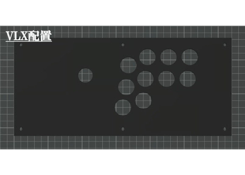 アーケードコントローラー 自作 24mmボタン 掌底ボタン OLED PWS