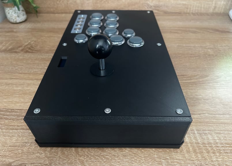 限定1台【普通のアケコン/レバーレスモデル】漆黒のブラック/OLED搭載 限定1台【普通のアケコン/レバーレスモデル】漆黒のブラック