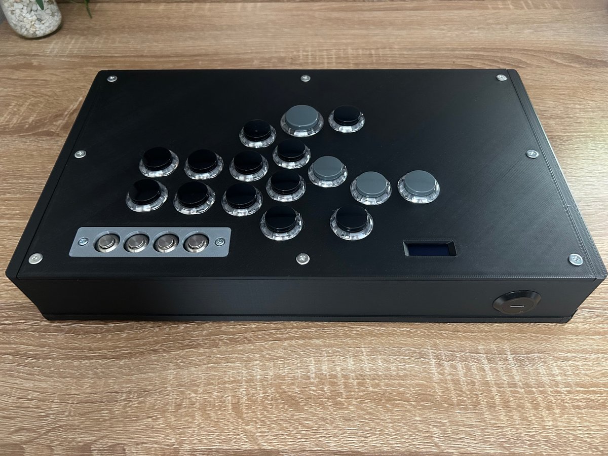 限定1台【普通のアケコン/レバーレスモデル】漆黒のブラック/OLED搭載 普通のアケコンSE/レバーレス】漆黒のブラック🐦‍⬛/OLED搭載