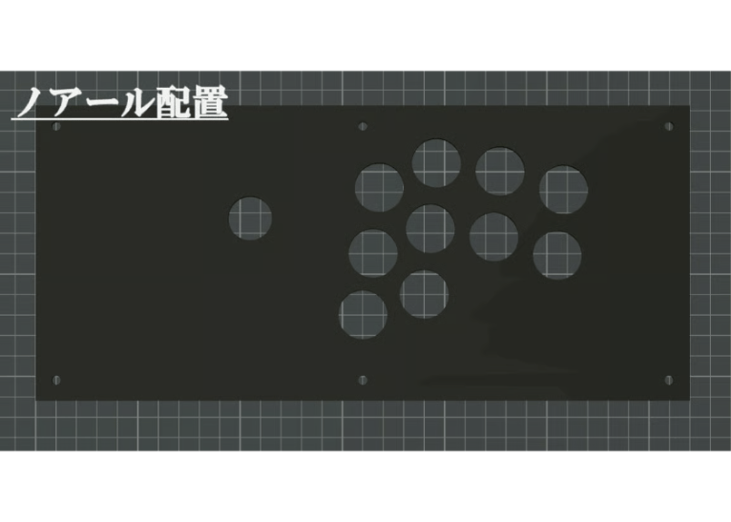 VFS-01】開閉できるアケコン24mmボタン/ホワイト＆シルバー OLED搭載