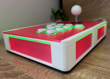 【DP-5 Mini/レバーモデル】ピンク×ホワイト/LED搭載モデル