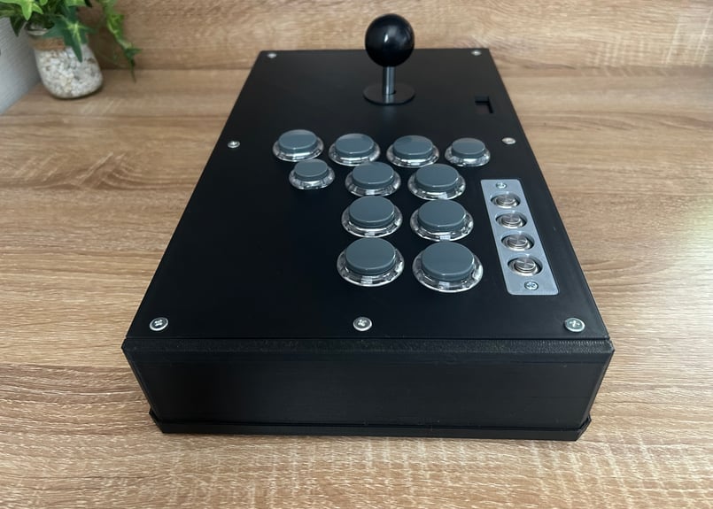 普通のアケコンSE/ジョイスティックレバーモデル】漆黒のブラック