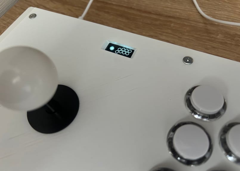 アケコン　24mmボタン　レバーV5換装済み スト6用24mmボタンレバーアケコン（くろまき工房様、ENTH様）を