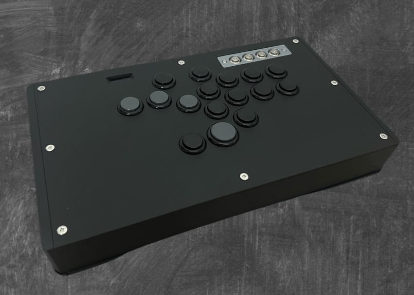 【普通のアケコン/レバーレスモデル】漆黒のブラック/OLED搭載 普通のアケコン/レバーレスモデル】漆黒のブラック🐦‍⬛/OLED搭載