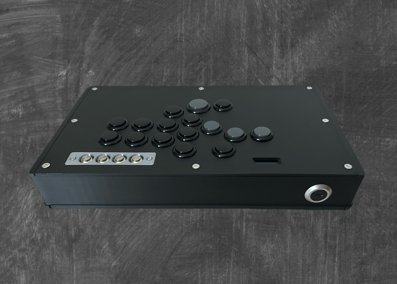 普通のアケコン/レバーレスモデル】漆黒のブラック🐦‍⬛/OLED搭載