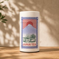 【栽培期間中農薬不使用】南足柄産 日本茶（煎茶）｜凛としたお茶（180g）JAPAN TEA 蘭字デザイン缶 「富士山」