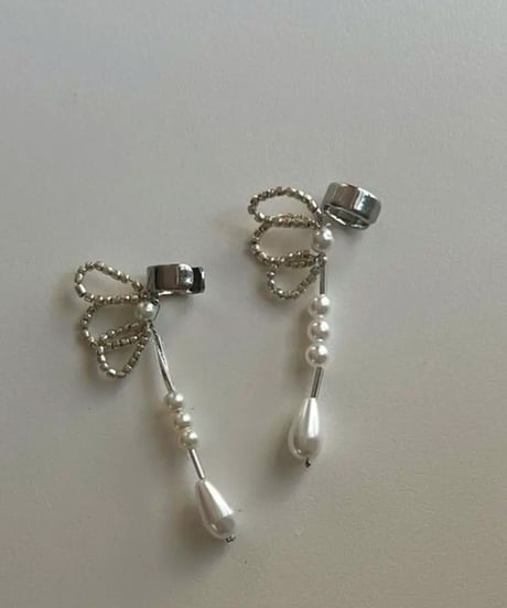 TIDE / ribbon ear cuff