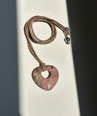 STONE / Heart Pendant Necklace