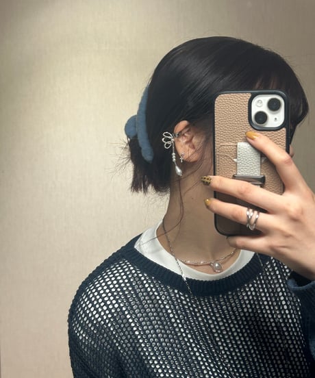 TIDE / ribbon ear cuff