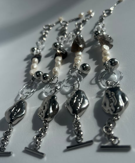 STONE / black stone bracelet