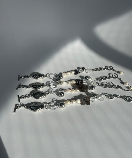 STONE / black stone bracelet