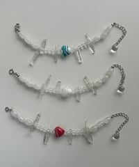 TIDE / color glass bracelet