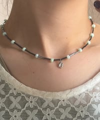 MOON / moon color necklace