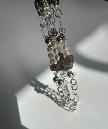 STONE / black stone bracelet
